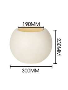 1 Stück klassischer runder Fasersteinübertopf in Schwarz/Weiß - polierte Oberfläche, bodenständig, mit Ablaufloch, langanhaltend & leicht für Bonsai Bäume in Innen-/Außenbereich, Heim, Hof & Garten Dekoration - Verschiedenfarbig - Übersicht 15