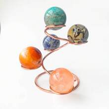 Natural Crystal Ball Stand Decor - Natural Crystal Ball Stand, Home Decoration Crystal Ball Stand (May Have Welding Points And Protrusions, Which Are Normal) - Multicolor - View 6