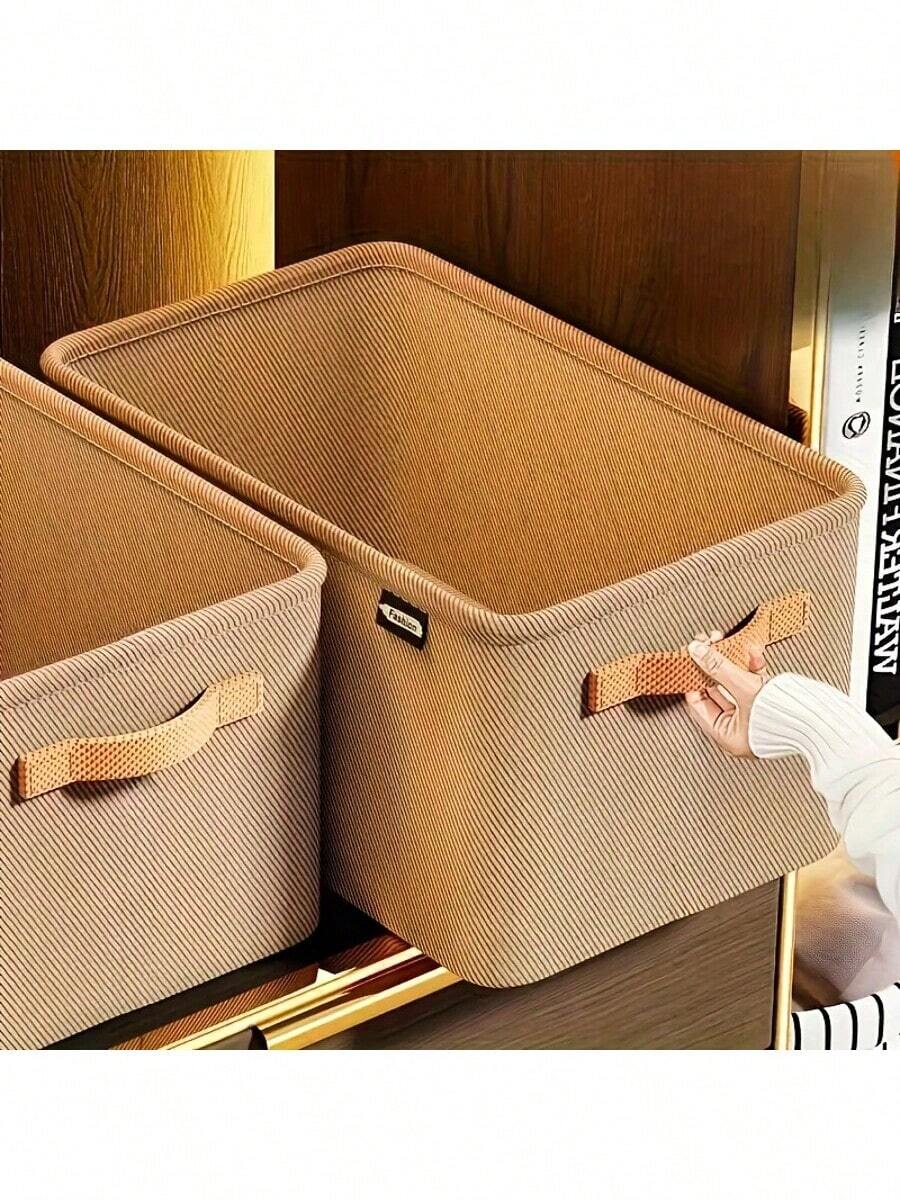 1个经典布艺可折叠收纳篮,耐用多用途布艺整理盒,适用于衣柜、书架、办公室和宿舍,多功能家居收纳盒,可存放衣物、杂物、玩具和日常用品,是家居整理、节日庆典和家居装饰的理想之选,也是圣诞节、新年、情人节、复活节、节日派对、乔迁之喜等各种场合的实用礼物,适合所有年龄段。 - 彩色 - 查看 1
