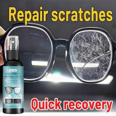 Lens Scratch Remover Eyeglass Repair Kit Optical Polish Restoration Glass Refinishing Solution Clear Vision Maintenance