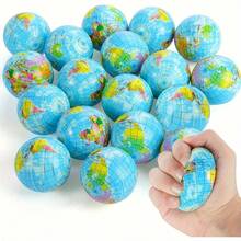 1/2/4/6pcs Blue Sponge Balls - Small Gifts, Suitable For Party Favors, Carnival Prizes And Gifts, Christmas Presents - Multicolor - View 2