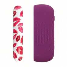 Juego de funda y cubierta de silicona con diseño de beso en los labios para IQOS Iluma e IQOS Iluma I - Lado de la concha - Ver 14