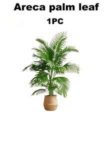 Artificial Green Palm Tree Decoration, Modern Wedding Garden Ornament; Maintenance-Free Evergreen Money Tree, Artificial Plants Suitable For All Seasons; Realistic Leaves, Interior Designers And Event Planners.
