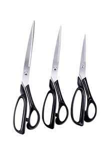 1pc Handmade Craft Cutting Tool Stainless Steel Tailoring Tool Fabric Cutting Tool Clothing Cutting Tool Household Tool 10 Inch 9 Inch 8 Inch Ribbon Scissors - Black - View 10