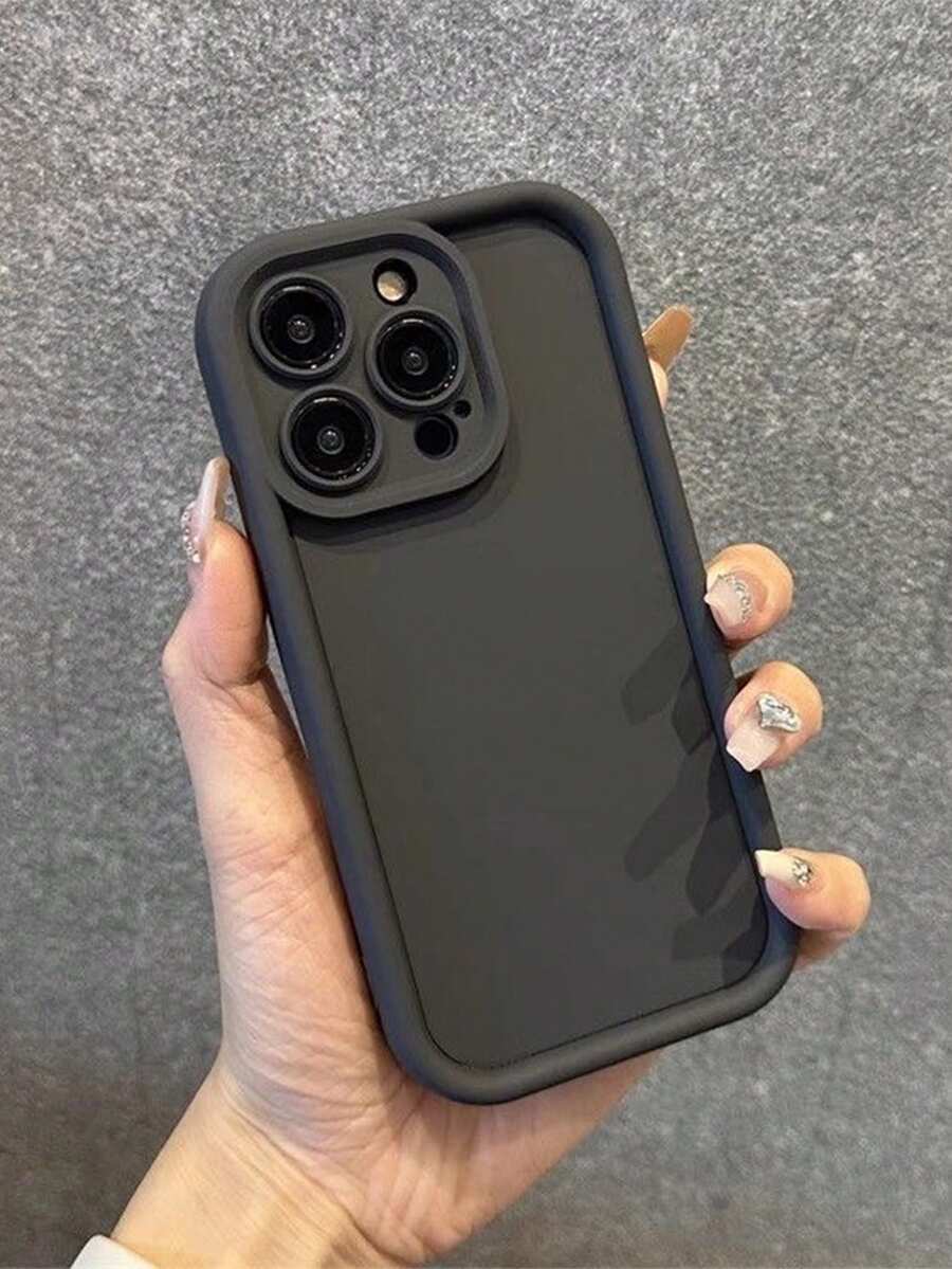 极简加厚防摔黑色手机壳，兼容 17 Pro Max/17 Pro/17 Air/17/16 Pro Max/16/16 Pro/16 Plus/16E/15/15 Plus/15 Pro/15 Pro Max/11/12/13/14 Pro Max/XS/XR/11 Pro/11 Pro Max/12 Pro/12 Pro Max/13 Pro/13 Pro Max/7 Plus/14 Pro/14 Pro Max/14 Plus/7 Plus/8 Plus/8/SE2，柔软