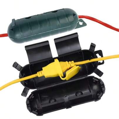 Outdoor Extension Cord Safety Cover With Waterproof Seal, Weatherproof Electrical Connection Box To Protect Outdoor Outlet, Plug, Socket, Christmas Holiday Decoration Light