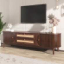 Television Stands & Entertainment Centers - Dark Rustic Oak - View 4