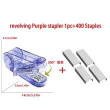Mini Stapler Set, Compact Stapler For Student Use, Labor-Saving Stapling Tool For Paperwork, Mini Office Stapler Supplies - Multicolor - View 11