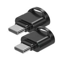 2Pcs Mini Portable Micro SD Card Reader, Type-C To Micro SD/TF Card Phone Card Reader Adapter Compatible With IPhone 18/17/16/15 Series, And Other Devices OTG Storage Card Reader - Multicolor - View 14