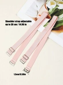 Weekly Style 女款可調節可替換內衣肩帶，多色彈性舒適肩帶組，可拆卸防滑內衣配件 - 彩色 - 查看 8