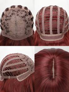 12-Inch Colorful Bobo Wig With Bangs, Made Of Synthetic Fiber, Suitable For Women's Daily Wear And Party Occasions - Multicolor - View 4