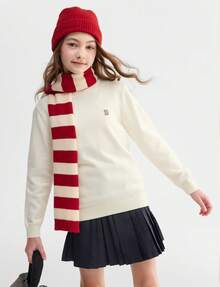 Balabala BalaOne Kids' Pullover Sweater 2025, Knit Base Layer For Boys & Girls