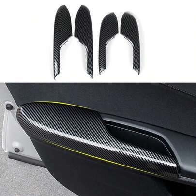 ABS Carbon Fiber For 2022  Civic Accessories Interior Sticker Door