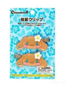 SANRIO 可爱黑色“”发夹，萌趣卡通侧边发夹，创意头饰，适合作为生日礼物（手工染色，存在轻微瑕疵，不影响使用） - 彩色 - 查看 11