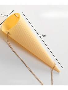 1pc Creative Ice Cream Cone Packaging Box Valentine'S Day Teacher'S Day Flower Bouquet Tube Ice Cream Cone Flower Tube Flower Packaging Handmade Bouquet DIY Material, Gift Wrap Storage - Multicolor - View 11