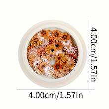9 Boxes Of Nail Art Wood Pulp Pieces, Floral Pattern Nail Art Decoration,DIY Nail Charms Nail Gems Nail Supplies, Nail Ornaments Suitable For DIY Ladies Nail Patches, Nail Technician Ladies Must Have Nail Charm Nail Technical Supplies, Professional Nail Art Supplies Mother's Day Gift, Girls' Artistic Nails - Nhiều màu - Xem 6
