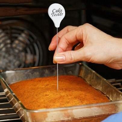 1pc Stainless Steel Cake Tester Probe, Cake Baking Test Needle, Oven Baking Tool, Back To School Home Cooking Utensil