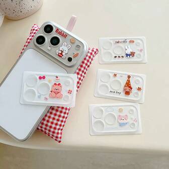 Protector de lente de cobertura completa con diseño de animales lindos compatible con teléfonos inteligentes Apple