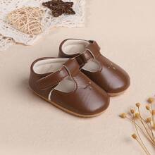 Babyprinzessinnen-Schuhe, Weiche Sohle Kleinkindschuhe für Baby-Mädchen im Alter von 0-1 Jahren, 3-6 Monate, 7-12 Monate, Frühling/Herbst - Kaffeebraun - Übersicht 7