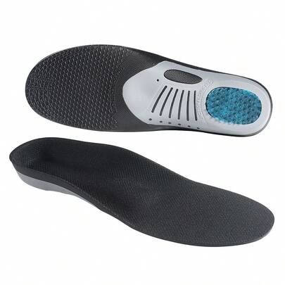 缓冲运动鞋垫，软硬适中，减震回弹，足弓支撑，亲肤透气，均码