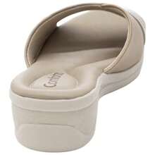 Tamanco Feminino Anabela Fácil Calce Confortavel Comfortflex - Bege - Visão 4