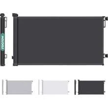 Puerta de  para niños, 300 * 86 cm, instalación sin taladrar.Adecuado para escaleras, cocina, puertas, pasillos, barreras de  para bebés - blanco - Ver 1