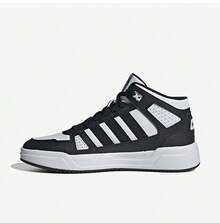 Adidas 男子新款LITEBALLER高筒運動休閒板鞋 - 黑與白 - 查看 2