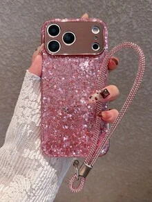 玫瑰金色+鑽飾腕帶手繩