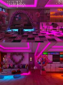 NBBUFF 1M-30M USB LED Light, 32.8-Foot Intelligent RGB LED Light Strip, With APP Control, Timer Setting, Music Mode. LED Decorative Light Strip, Bedroom, Computer, Cabinet. Perfect For Birthday Parties, Perfect For Festivals, And Perfect For Christmas Gifts - Multicolor - View 4