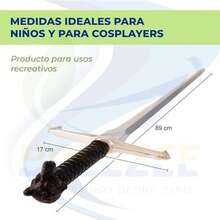 BREEZEE Espada Medieval De Juguete Espuma Suave Flexible Y Portatil, Juguete para Juegos Aire Libre Accesorio para Halloween Carnaval Fiesta De Disfraces Regalo Cumpleaños, para Niño Y Niña - / - Ver 2