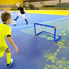 17.32-Inch Plastic Soccer Goal Set - Detachable & Portable Design For Outdoor Kids' Sports, Encourages Physical Activity And Skill Development