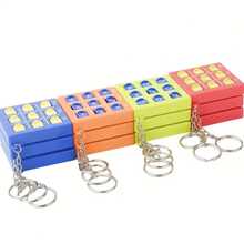 20 chiếc móc khóa hình cờ caro mini - Chất liệu nhựa nhiều màu sắc, đồ chơi giáo dục cho trẻ em, quà tặng sinh nhật lý tưởng, móc treo ba lô và đồ trang trí túi kẹo. - Nhiều màu - Xem 4