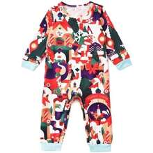 Pijamas familiares a juego, conjuntos de Navidad, casual, manga larga, ropa de Navidad, ropa de dormir suave, 4 - 5T - inicial - Ver 3