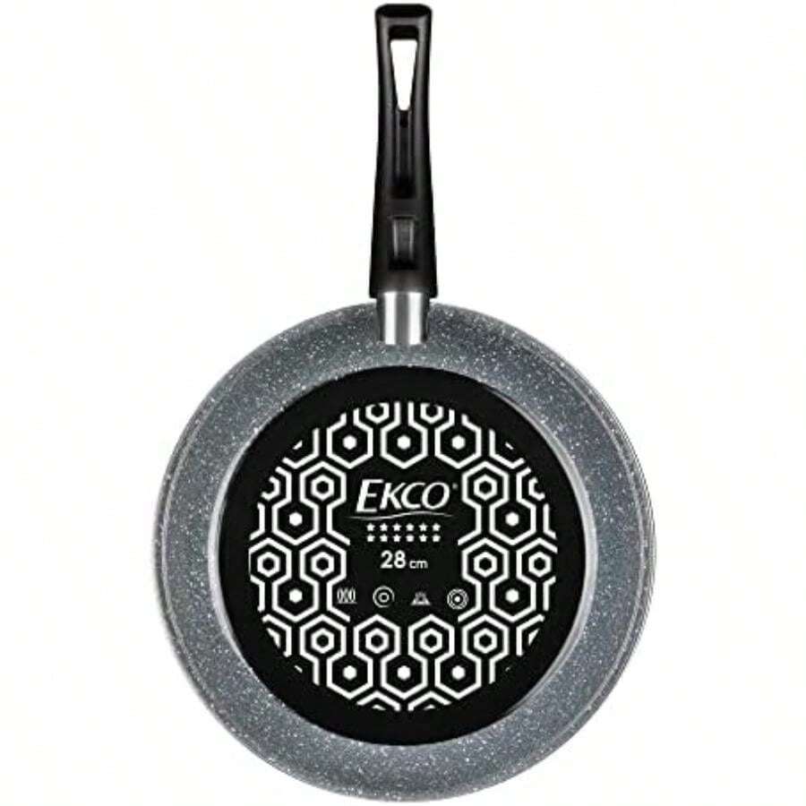Ekco | Sartén con Antiadherente Ankara de Acero Esmaltado - Color Gris(28 cm) - Multicolor - Ver 1