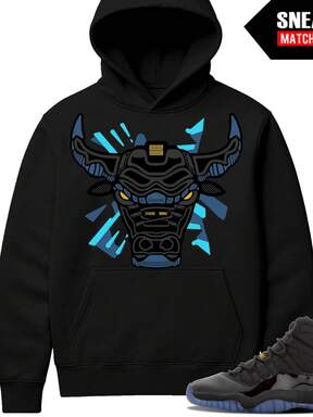 11 Gamma Sneaker Match Hoodie Retro 11s Bull Image 1 (2)
