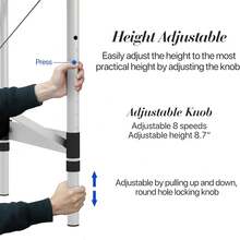 Massage Tables Portable 24" Wide Adjustable Folding Massage Bed, Lightweight Aluminum Esthetician Bed, Tattoo Chair For Client,Tattoo Table For Spa And Beauty Professionals (Pink) - 粉色 - 查看 8