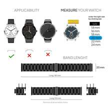 OcioDual Lieferung innerhalb von 24/48 Stunden. Uhrenarmband, Edelstahlarmband, rosa, Smartwatch-Armband, Herrenuhr, Damen-Smartwatch, Herren-Armband, Damen-Armband, universeller Schnellverschluss - Pink - Übersicht 7