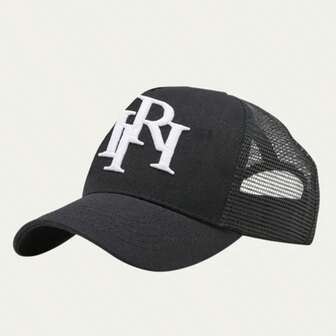 卡车帽 男女通用 Y2K 风格棒球帽 - 透气网眼后幅，可调节按扣，轻便弯檐帽，男女皆宜，四季时尚配饰，休闲网眼后幅帽 | Y2K 时尚