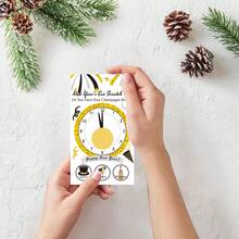 2026 New Year's Eve Scratch Off Game Cards (37losers+3winners)- Adult Party Supplies, Black & Gold Countdown Themed Scratch-Off Game For NYE Gatherings, Holiday Celebration Favors