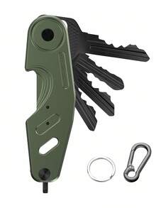 Aluminum Alloy Multifunctional Creative Key Holder Organizer Keychain Personalized Design For Men Small Wallet Mini Wallet