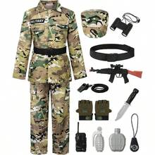 Disfraz de soldado uniforme de camuflaje del ejrcito - 7-8/130 - Ver 1