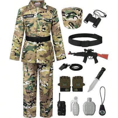 Disfraz de soldado uniforme de camuflaje del ejrcito