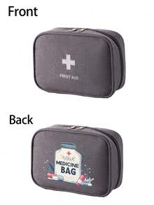 便携式急救包（带图案） - 药品收纳袋、便携式医疗包、多功能应急包、便携式旅行药品收纳袋，不含药品或其他物品，轻便耐用，适合旅行、居家使用、户外活动、邮轮旅行、暑假、露营和徒步旅行。药品收纳袋、药盒、药瓶、住院包、药品整理器、旅行必备、度假必备 - 彩色 - 查看 16