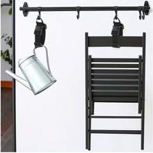 Heavy Duty Adjustable Cable Management Straps - Black, Wall Mountable Cable, Hose And Rope Organizer Holder, Storage Hooks, Extension Cord Organizer, Garage Cable Management And Outdoor Backpack Use - Heavy Duty Adjustable Triangular Buckle Strap Compatible With Cables/Tapes - Multipurpose Storage For Organizing Cables, Wires, Hoses - Durable Cable Management System For Office, Workshop - Multicolor - View 8