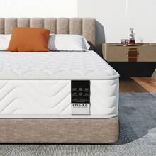 OYAJIA 3FT/4FT6/5FT Size Mattress, 7 Inch Pocket Sprung Mattress Single/Double/King Size With Breathable Foam And Individually Pocket Spring - Medium, Luxury Box Top Collection - White - View 2
