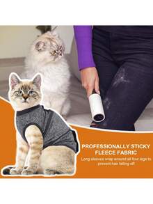 Pet Spay/Neuter Surgery Suit, Dog Diapers, Self-Adhesive Adjustable Cat Calming Wrap, Pet Calming Wrap To Relieve Stress