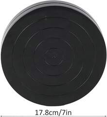 EstiloPlato Giratorio Craft, Placa Giratoria De CeráMica, Artesanal Hecho A Mano Arcilla Platos Giratorio CeráMica Herramienta Escultura Plato De Accionamiento Directo (DiáMetro 17,8)VersióN Mejorada - Diámetro 17,8 - Ver 8