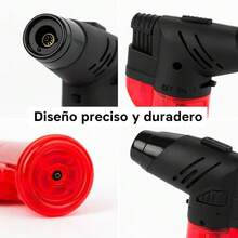 16 encendedores tipo antorcha Recargable y resistente al Viento para Uso Eficiente para cocinar, hornear y hacer barbacoas. - Multicolor - Ver 2
