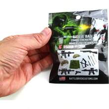Bolsa de batalla de ladrillo de batalla Zombie Paquete de armas de emergencia compatible con minifiguras - inicial - Ver 2