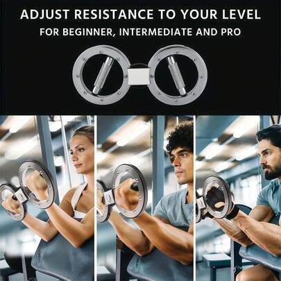 1件装可调节阻力手臂锻炼器，多功能旋转式手臂腕力肌肉训练器，适用于拳击、综合格斗、健身